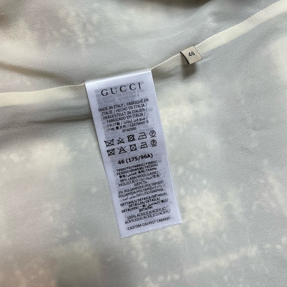 GUCCI Black Ivory Wool Boucle Tweed Jacket - Picture 10 of 13